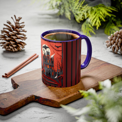 Halloween Night Scene Colorful Mugs (11oz, 15oz)
