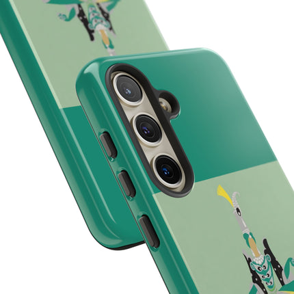 Peacock Dancer Phone Case – Opulent Glamour & Theatrical Elegance