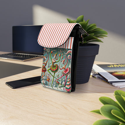 Christmas Ballet of the Absurd Small Cell Phone Wallet