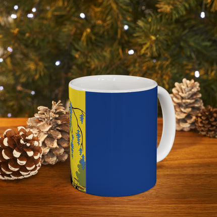 Serenity in Full Bloom Ceramic Mug 11oz