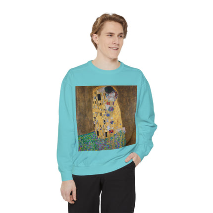 The Kiss by Gustav Klimt Unisex Garment-Dyed Sweatshirt