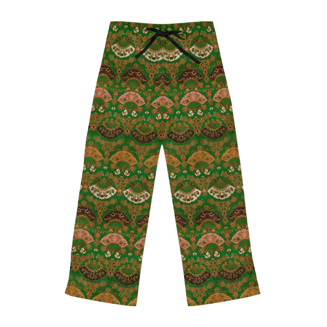 Japanese Fan Pattern by G.A. Audsley Women's Pajama Pants (AOP)