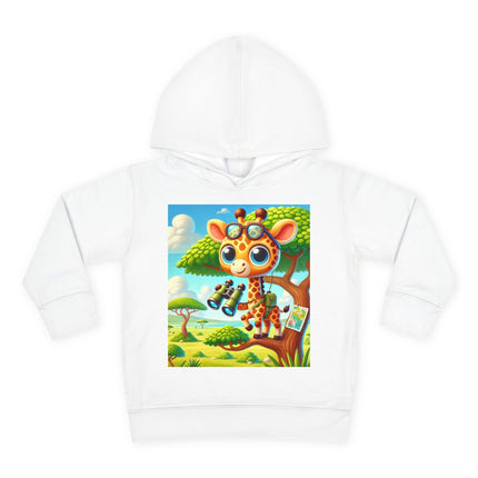 Giraffe Lookout Toddler Pullover Fleece Hoodie