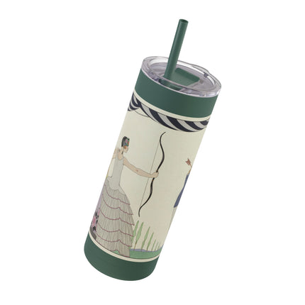 Visez au coeur, belles dames! by George Barbier Skinny Matte Tumbler, 20oz