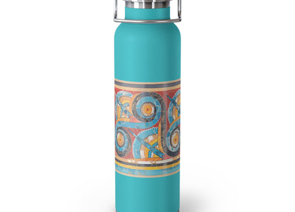 Reproduction of S-Spiral Frieze by Emile Gilliéron Copper Vacuum Insulated Bottle, 22oz