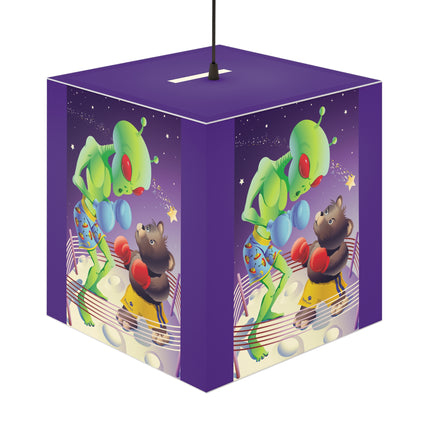 Cosmic Clash Light Cube Lamp