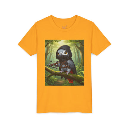 The African Grey Sentinel Youth Short Sleeve Tee