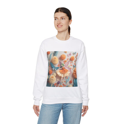 Dahlia Fairy Unisex Heavy Blend™ Crewneck Sweatshirt