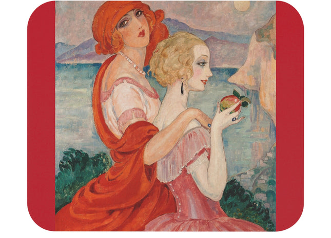 Sur la Route d'Anacapri by Gerda Wegener Mouse Pad, Rectangle