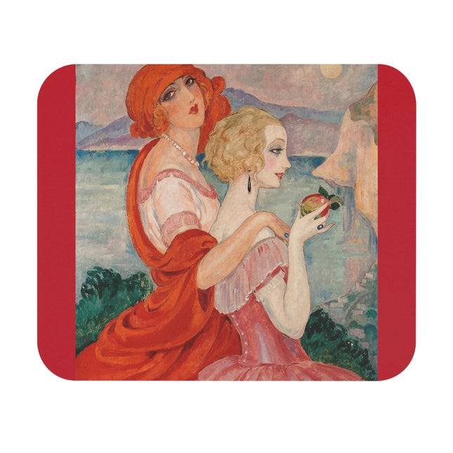 Sur la Route d'Anacapri by Gerda Wegener Mouse Pad, Rectangle