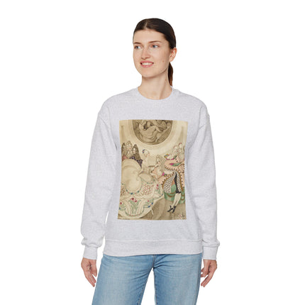 Sur talons rouges (On Red Heels) pl 01 by Gerda Wegener Heavy Blend™ Crewneck Sweatshirt