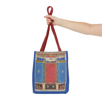 Trompe L’Oeil Designer Tote Bag – Columns, Swans and Vases (AOP)