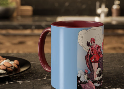 Goddess of the Swirling Sea Colorful Mugs (11oz, 15oz)
