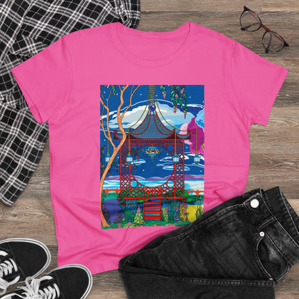 Serene Splendor Women's Midweight Cotton Tee