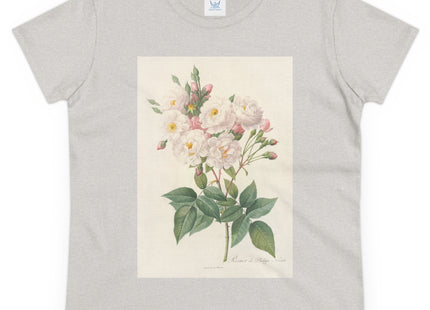 Rosa Noisettiana by Pierre Joseph Redouté Women's Midweight Cotton Tee