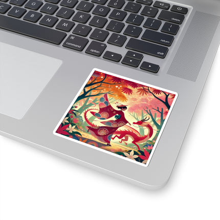 The Dragon Fairy’s Dance Kiss-Cut Stickers (4 Sizes)