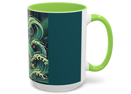 Mermaid Queen Rising from the Deep Colorful Mugs (11oz, 15oz)