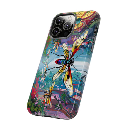 Neon Swarm Phone Cases