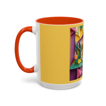 Origami Bicycle Colorful Mugs (11oz, 15oz)