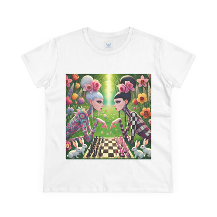 Spring Gambit: A Fairy’s Move Cotton Tee