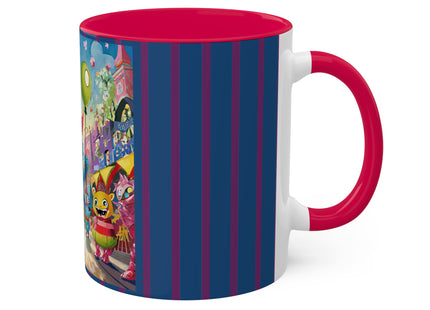 Monster Parade Madness Colorful Mugs, 11oz
