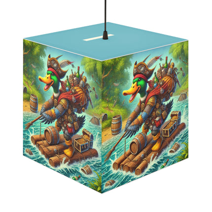 🦆⚔️ The Daring Drake Light Cube Lamp – Adventure, Freedom & Mythic Storytelling