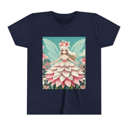Lily Fairy in Bloom Youth Short Sleeve Tee