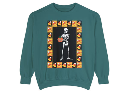 Candy Corn Skeleton Unisex Garment-Dyed Sweatshirt