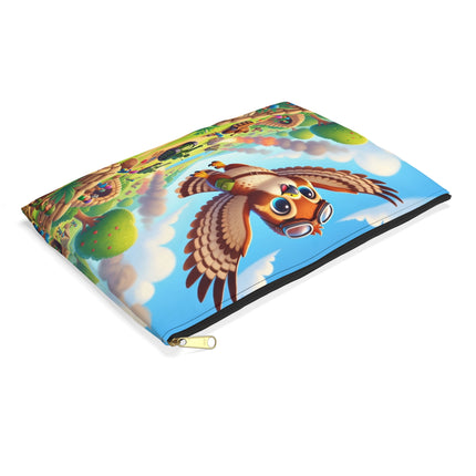 Red-Tailed Hawk in Battle Accessory Pouch – Sky Guardian & Bold Flight