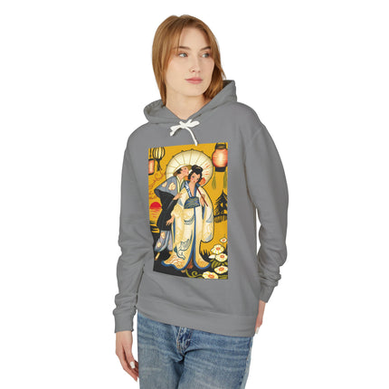Golden Embrace Couple Hoodie