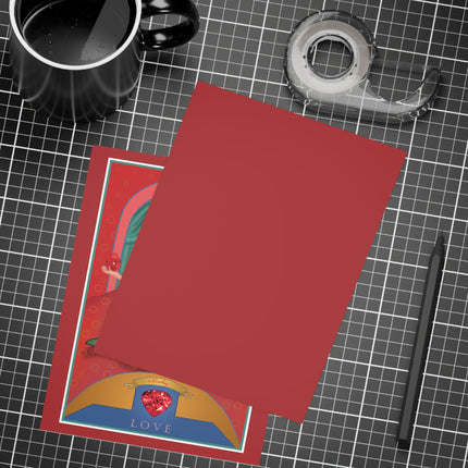 July & Ruby (from the Gem Series) by Sofia Chiostri Postcards (envelopes included) - Bundles of 10, 30, 50 Pieces