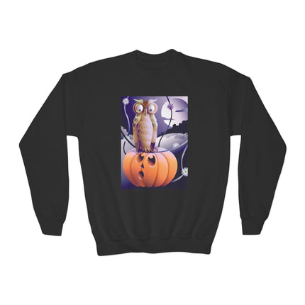 The Startled Pumpkin Youth Crewneck Sweatshirt