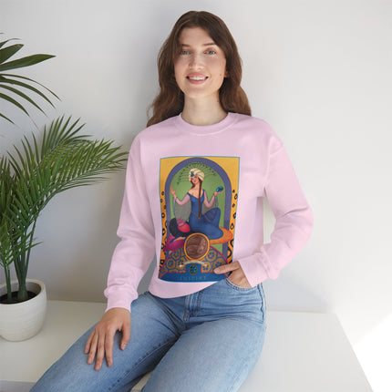 December & Tanzanite (from the Gem Series) by Sofia Chiostri Heavy Blend™ Crewneck Sweatshirt