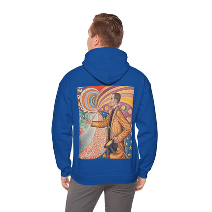 Portrait of Felix Feneon by Paul Signac Heavy Blend™ Hooded Sweatshirt