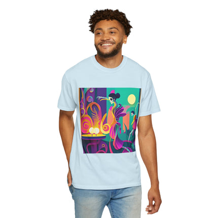 Dance of the Skeleton Ballerinas Unisex Garment-Dyed T-shirt