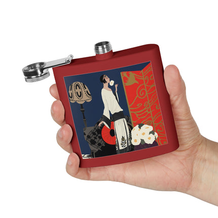 Art Deco Flapper Flask – Elegant Sip & Timeless Style