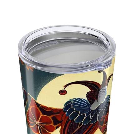 Court Magician with Ghost Butterflies Tumbler 20oz