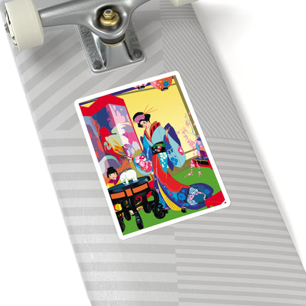 A Timeless Journey by Umberto Brunelleschi Kiss-Cut Stickers (4 Sizes)