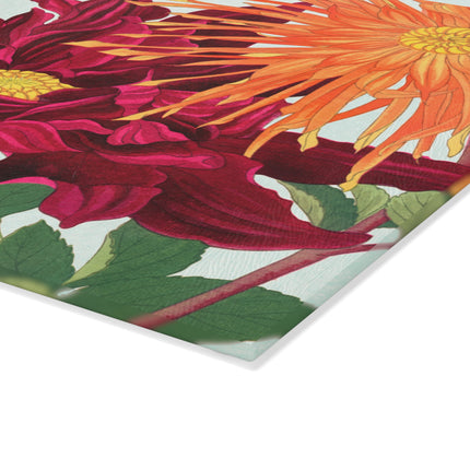 Dahlia by Tanigami Kônan Glass Cutting Board