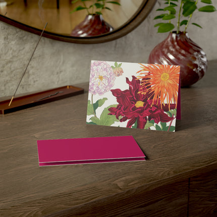 Dahlia by Tanigami Kônan Greeting Cards (1, 10, 30, and 50pcs)