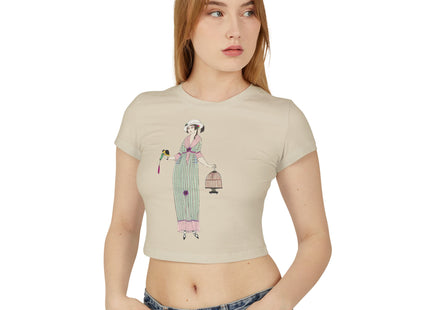 Illustrated Elegance – Parisian Fashion Tee