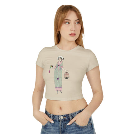 Illustrated Elegance – Parisian Fashion Tee