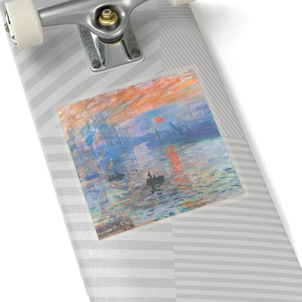 Sunrise by Claude Monet Kiss-Cut Stickers (4 Sizes)