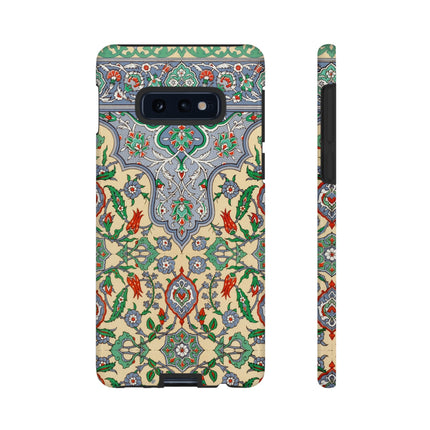 Arabic Art Pattern, Plate by Emile Prisse d’Avennes Phone Cases