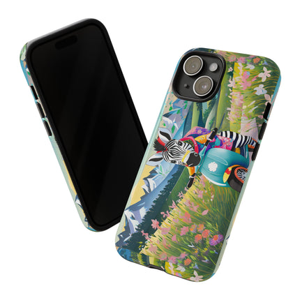 Stripes on Wheels Phone Cases
