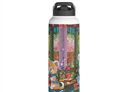 Melodies of the Snow Lion Cub Stainless Steel Water Bottle
