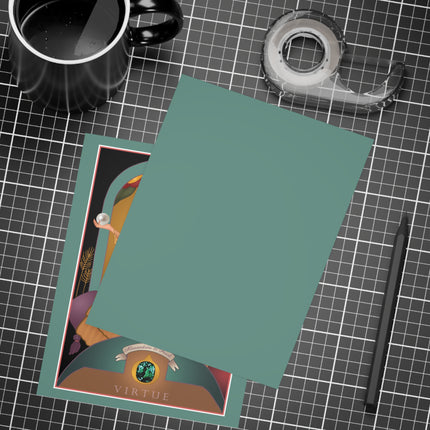 June & Pearl, Alexandrite (from the Gem Series) by Sofia Chiostri Postcards (envelopes included) - Bundles of 10, 30, 50 Pieces