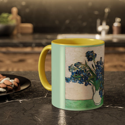 Irises by Vincent Van Gogh Colorful Mugs (11oz, 15oz)