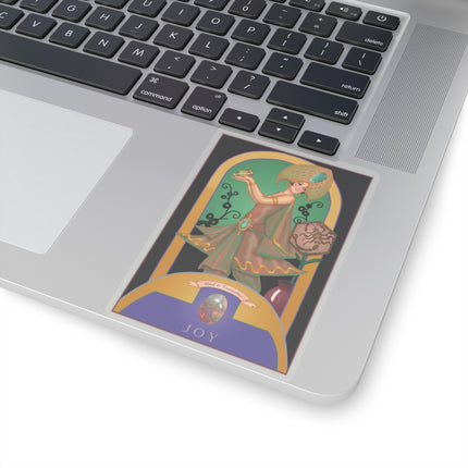 October & Opal, Tourmaline (from the Gem Series) by Sofia Chiostri Kiss-Cut Stickers (4 Sizes)