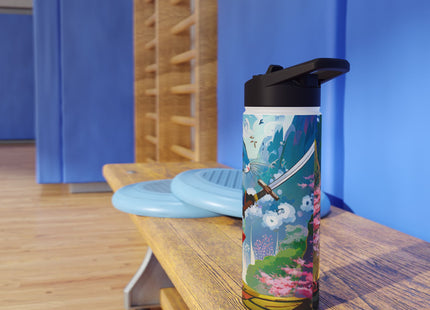 Cyber Samurai Rat Stainless Steel Water Bottle